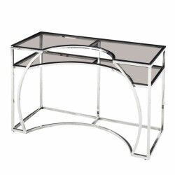 Console DKD Home Decor 120 x 50 x 75 cm Kristal Zilverkleurig Staal