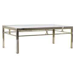 Beistelltisch DKD Home Decor Kristall Stahl Silber (110 x 60 x 40 cm)