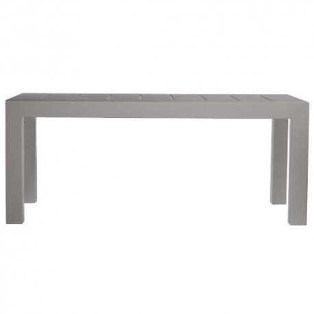 Jut Mesa 180 Vondom Mesa Rectangular Gris