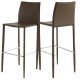 Lot de 4 Chaises de Bar Simili-Cuir Sable KosyForm