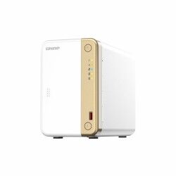 Almacenamiento en Red NAS Qnap TS-262 Blanco Dorado Intel Celeron