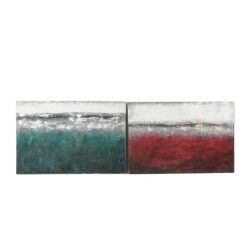 Schilderij DKD Home Decor 120 x 3,5 x 80 cm Abstract Modern (2 Stuks)