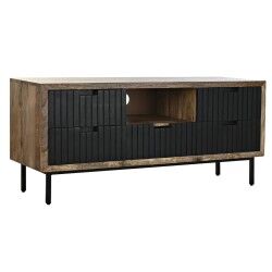 Meubles de télévision DKD Home Decor Métal Bois de manguier (125 x 40 x 55 cm)