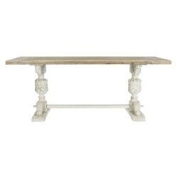 Eettafel DKD Home Decor Wit Natuurlijk Spar 200 x 90 x 78 cm