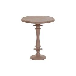 Mesa auxiliar DKD Home Decor Rosa Aluminio (40 x 40 x 50 cm)