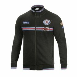 Herensweater zonder Capuchon Sparco Martini Racing Zwart