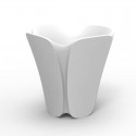 Plantador de macetas diseño Pezzettina VONDOM blanco 50x50xH85