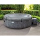 Spa Inflável Intex Baltik Bubbles Luxury Grey Cerusé 4 Lugares