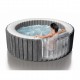 Spa Inflável Intex Baltik Bubbles Luxury Grey Cerusé 4 Lugares