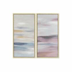 Schilderij DKD Home Decor 50 x 4 x 100 cm Abstract Modern (2 Stuks)