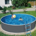 Piscina Azuro Round Graphite-bianco 360x120 con Filtro