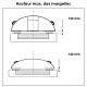 Couverture de Piscine en Aluminium et Polycarbonate 394x854x140 Abrilios