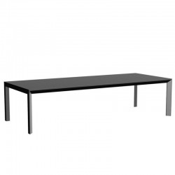 Table Frame Aluminium Vondom 250x100xH74 noir