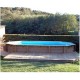 Piscine Bois Ubbink Océa 470X860 H130cm Liner Beige sable