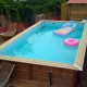 Piscine Bois Ubbink Linéa 500x1100 H140cm Liner Beige sable