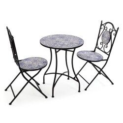 Table set with 2 chairs Versa Melo 60 x 71 x 60 cm