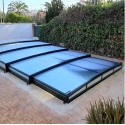 Pool Enclosure Ultraplat Telescopic Abrisol Tapia ready to install for pool 600 x 300