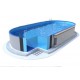 Piscine Ovale Ibiza Azuro 525x320 H150 avec Filtre à Sable