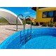 Oval pool Ibiza Azuro 900x500 H150 blue liner