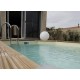 Piscina Legno Acqua Sole 550x300 H140cm Fodera beige Ubbink