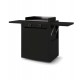 Carrello moderno Black 60 Forge Adour per plancha.