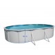 Piscina fuori terra TOI Magnum ovale 640x366xH132 Compact Bianco