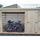 Habrita Wooden Bicycle Shelter 3m3