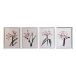 Bild DKD Home Decor Kristall Birke 55 x 70 x 2,5 cm 55 x 2,5 x 70 cm Blomster (4 Stücke)