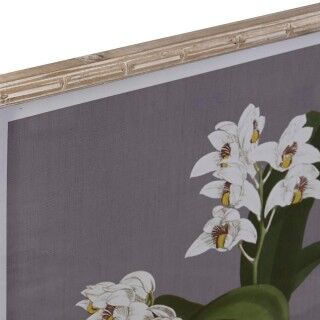 Bild DKD Home Decor Tanne Kristall 50 x 60 x 2,8 cm 50 x 2,8 x 60 cm Blomster (6 Stücke)