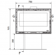 Ferlux Enya 80 centrale voet houtkachel 9,6 kW