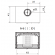 Poêle à Bois Ferlux Afar en Fonte pied central 15.9 kW