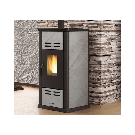 Extraflame Serafina Petra Evo Geventileerde Pelletkachel 8kW Natuursteen