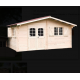 Holz-Blockhaus-Gartenhaus 42mm Nancy Habrita 20m2