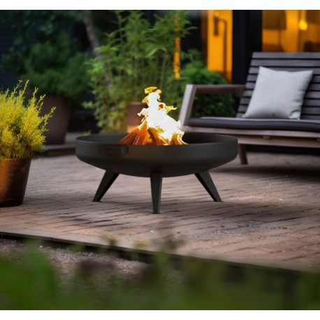 Misa 700 Steel Fire Bowl black Infire