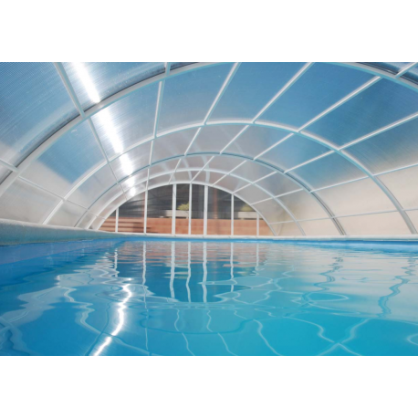 Low Pool Enclosure Lanzarote Removable Enclosure 12x4.7m