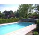 Capri 8.55x5m Trackless Pool Pool Gabinete