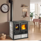 Wood burning stove La Nordica Rosa Sinistra Reverse 9kW natural stone