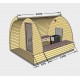 Outdoor Sauna Pod 300 2 tot 6 personen VerySpas