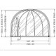 Spa shelter Sfera Telescopic shelter ready to install 350