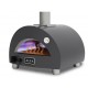 Moderno 3 Alfa Forni Pizza Oven met Antiek Rood Hout