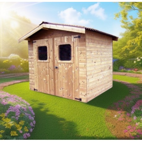 Thermabri Habrita Wood Garden Shed 4.87 m2