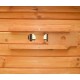 Poulailler de Jardin en bois 3-4 Poules Habrita 1.50m2