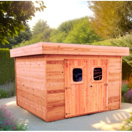 Gartenhaus aus Holz Dinan 3,4x3,4 Habrita 11,5m2