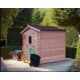 Gartenhaus aus Holz Dublin 2,1x2 Habrita 4,3m2