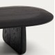 Black Oak Wood Coffee Table Lounge Pita VeryForma