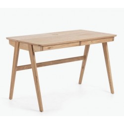 Table de Bureau et Tiroirs bois de frêne 120x65 Lia VeryForma