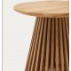 Table d'appoint en bois de teck naturel Jet 50 cm VeryForma