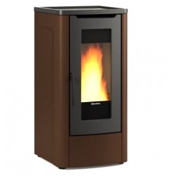 La Nordica Extraflame Dahiana VFS 10 kW Fogão Ventilado a Pellets de Bronze