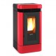 La Nordica Extraflame Lucia 12 kW Stufa a Pellet Ventilata Bordeaux