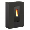 Fogão a Pellets Estreito La Nordica Extraflame Marilena Plus AD 8kW Preto